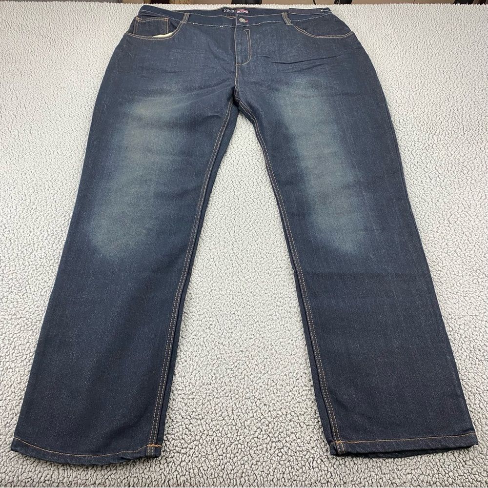 Coogi Australia Embroidered Pocket Straight Loose Denim Men's Jeans  | Size: 46